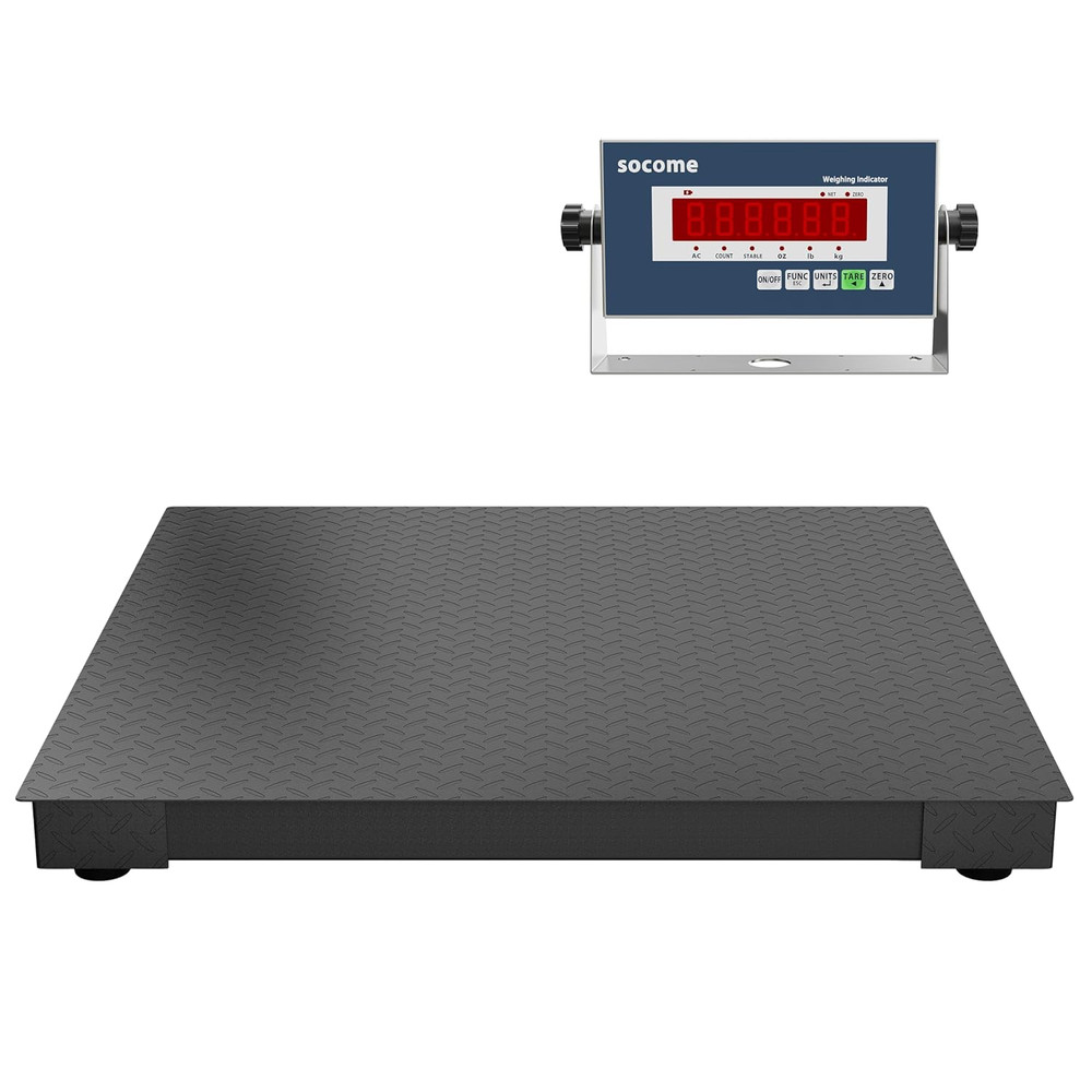 48"X48" Industrial Floor Scale, Professional Platform Scale with Digital Indicat
