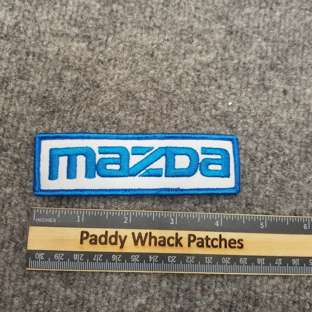 Vintage Mazda Patch Car Auto 70s 80s Work Uniform T0a