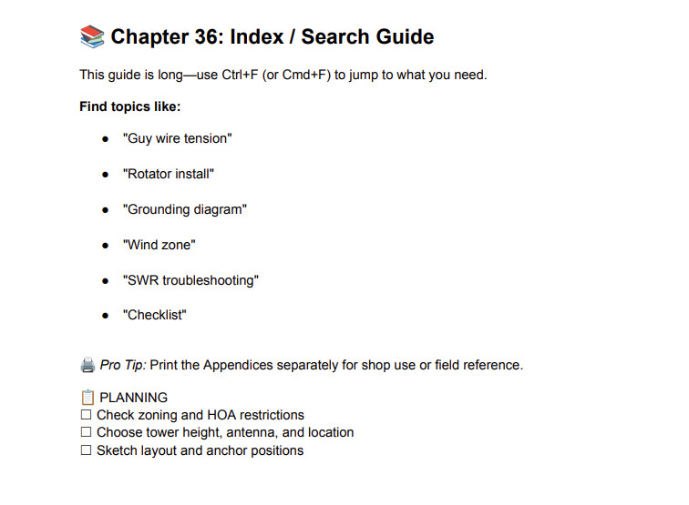 Modern Tower Construction Guide for Ham CB Radio Operators on CD-ROM