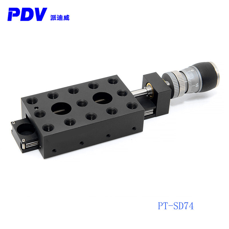 Single Axis Displacement Table High-Precision Manual Linear Stage PT-SD73/SD74