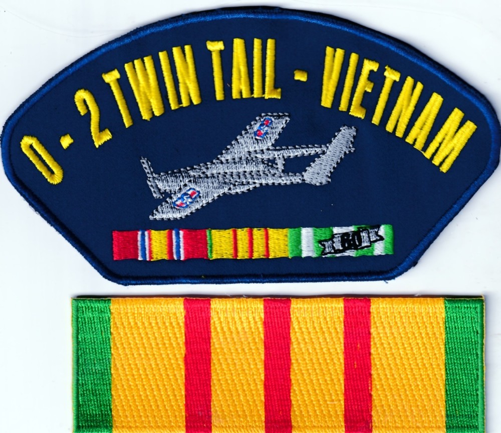 USAF AIR FORCE  0-2 twin-tail Vietnam patch