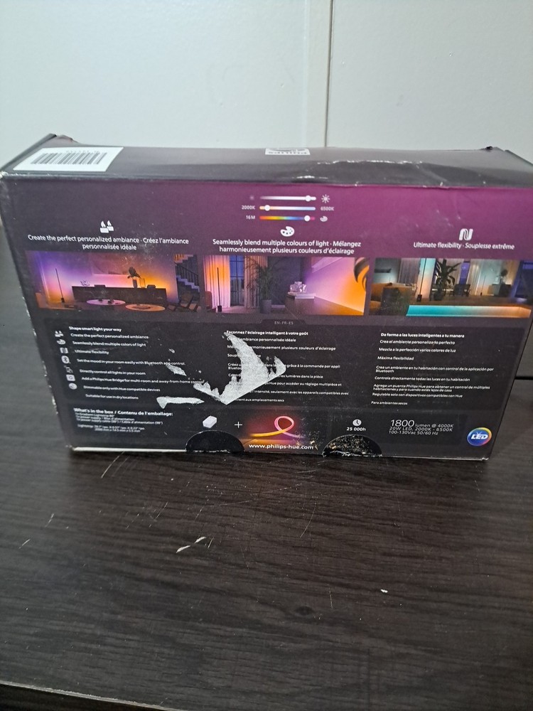 Philips Hue 80" Bluetooth Gradient Ambiance Shape Smart Lightstrip