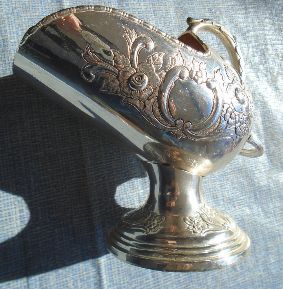 Sugar Scuttle Bowl Raimond Japan Silver Plate Vintage