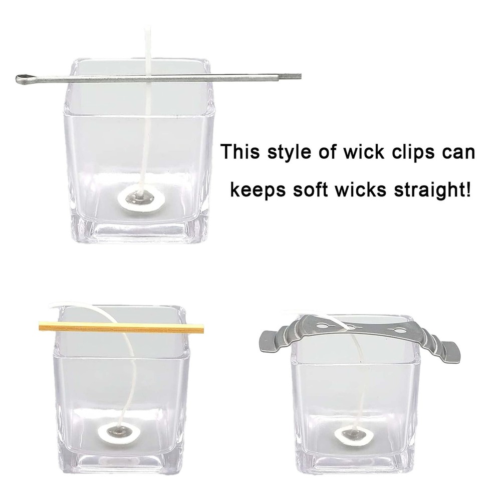 Candle Wick Holders, One Clip Centering Device, Centering Tool for Candle Mak...