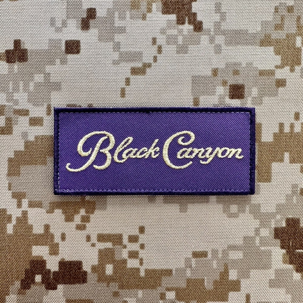 Black Canyon Systems Black Crownyan Embroidered Patch