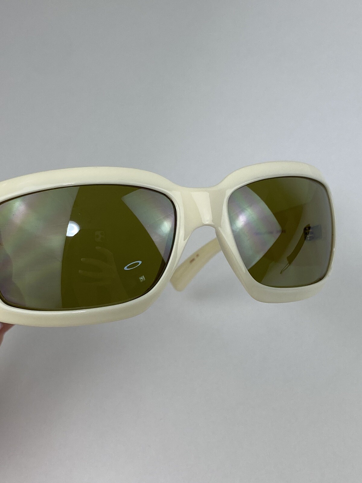 Callaway White Golf Sunglasses Green NEOX Lenses Rhinestones C410WH G