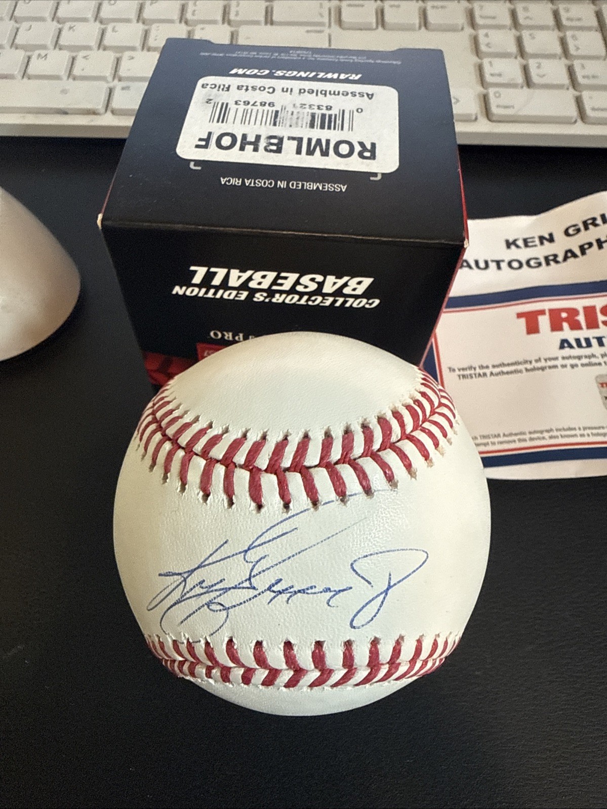 KEN GRIFFEY JR Signed AUTO Autograph OML Baseball MLB Authentic Tristar864514 bj