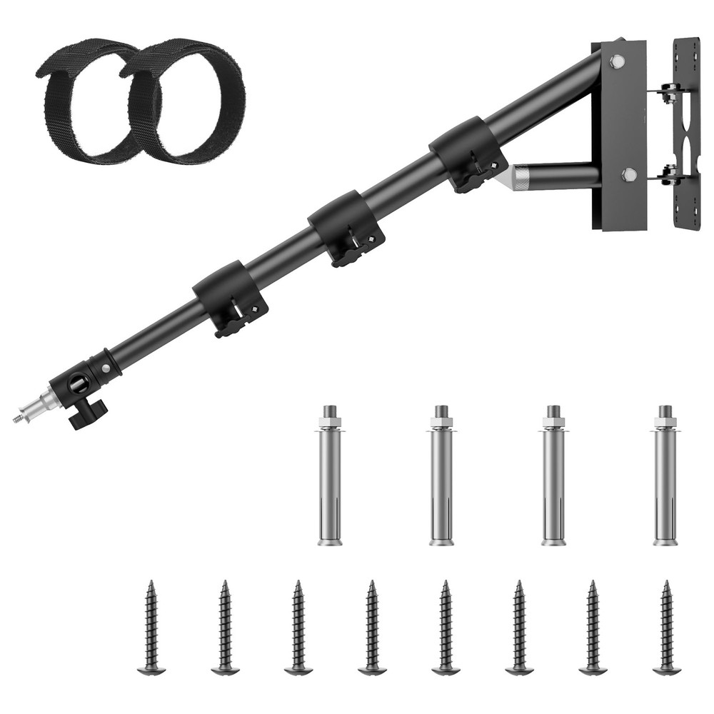 Ring Light Mount - Wall Mount Triangle Boom Arm.43inch/110cm