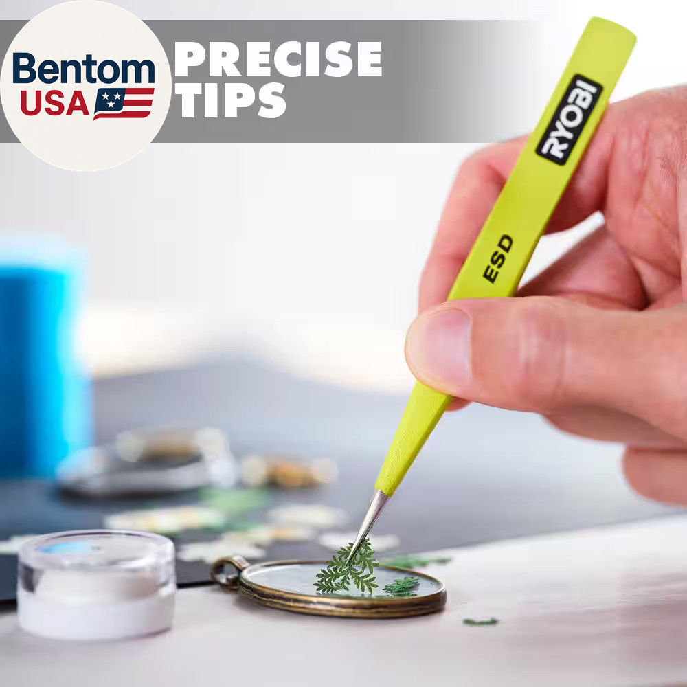 2 Piece Precision Anti-Static Tweezers