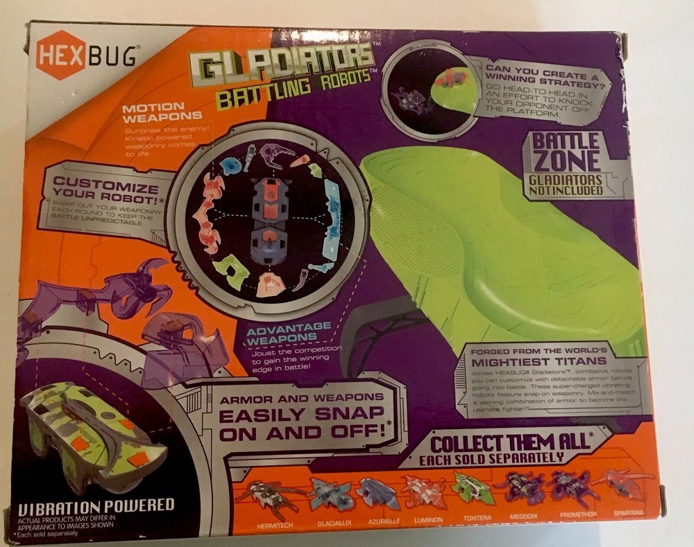 HEXBUG Battle Zone Battling Strategy Kit for Gladiator Robots New In Box