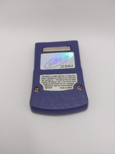 Intec Inc 4 MB Gamecube Blue Memory Card