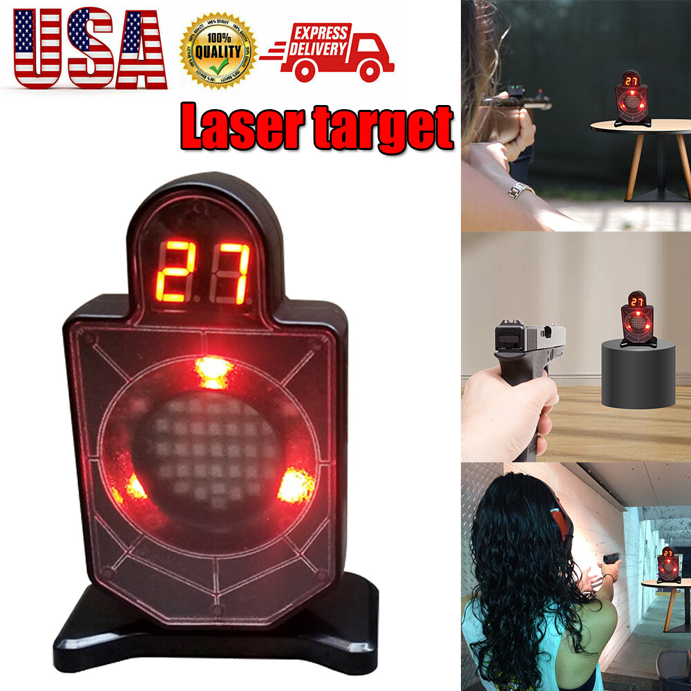 Electronic Laser Trainer Target Dry Fire Trainer Laser Induction Counting Target