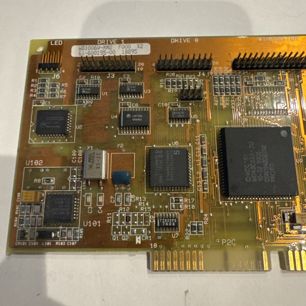 Western Digital Multi Controller WD42C22A-JU WINCHESTER 1988 CONTROLLER CARD
