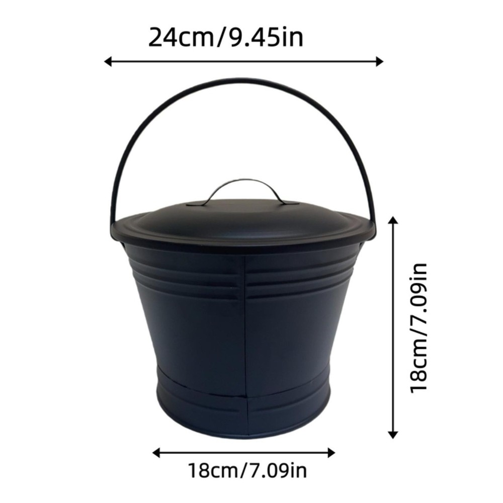 Fireplace Ash Bucket Fireplace Bucket Thickened Handle