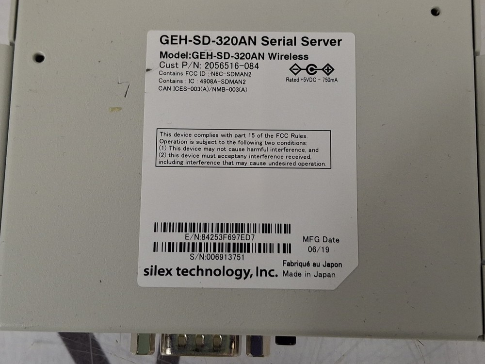 Silex Technology GEH-SD-320AN Wireless Serial Device Server