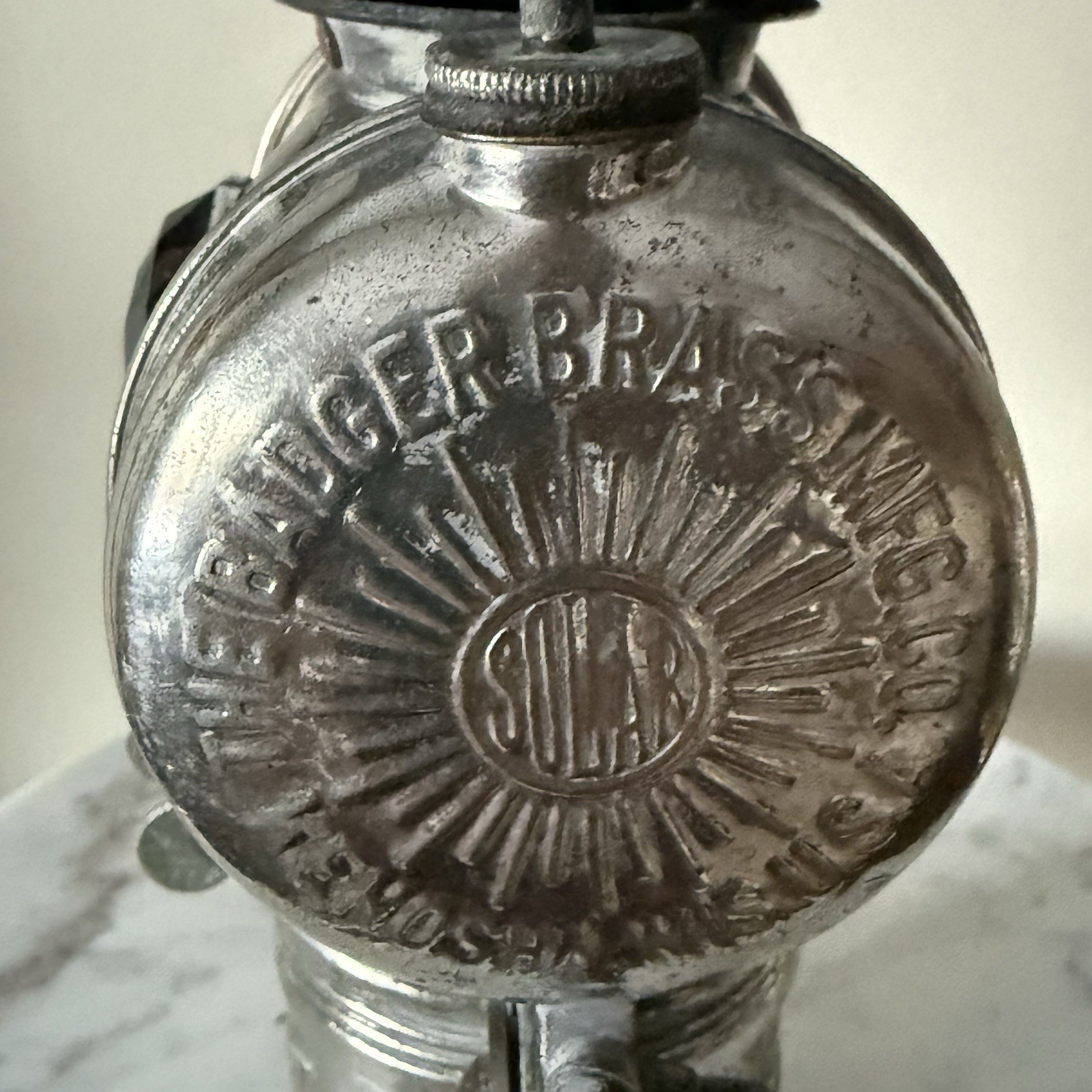 Metal Solar Bicycle Lantern By Badger Brass Manufacturing Company