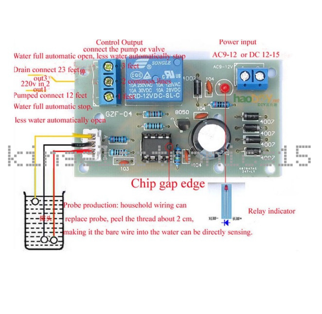 Liquid Level Controller Sensor Module Water Level Detection Sensor Component k