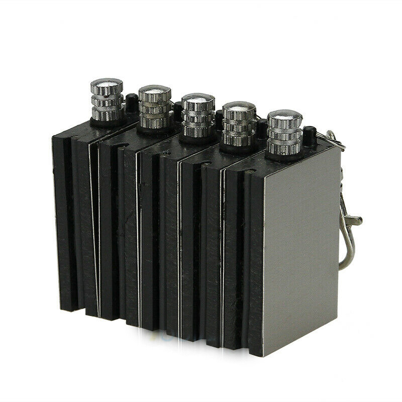 5 PCS Waterproof & Windproof Permanent Match Lighter, Strike Keychain Survival