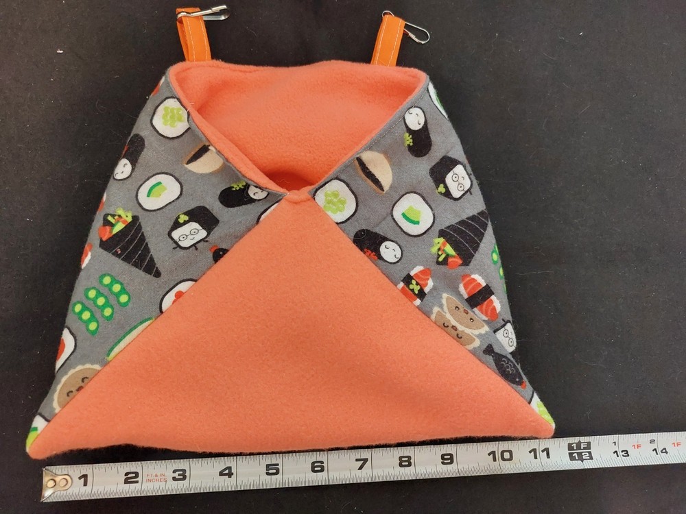 Ferret Corner Sack - Flannel Sushi Pattern