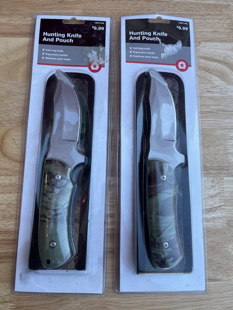Hunting Knife & Pouch