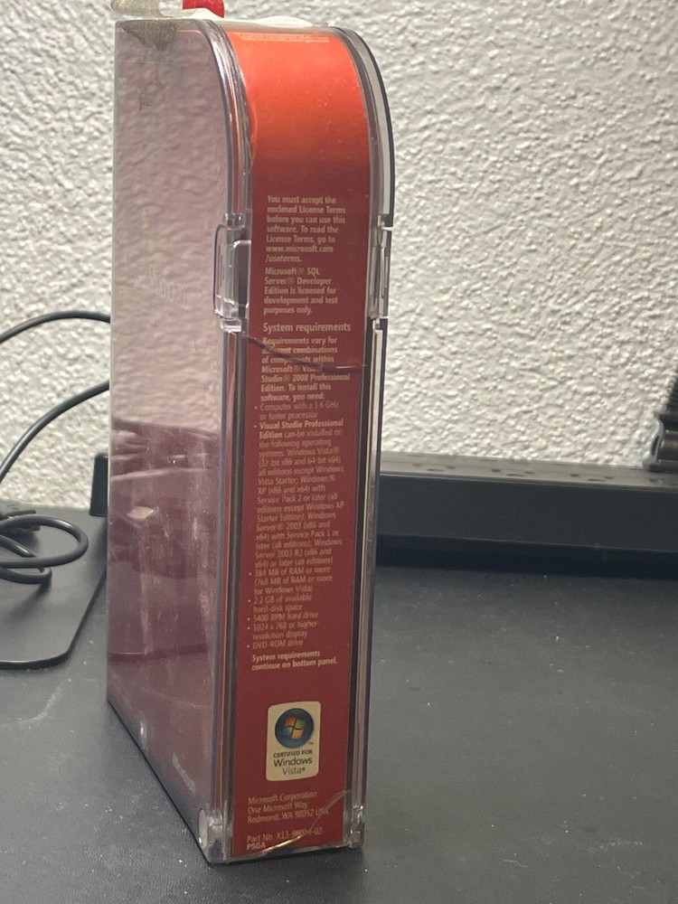 Microsoft Visual Studio 2008 Professional Edition - Academic version