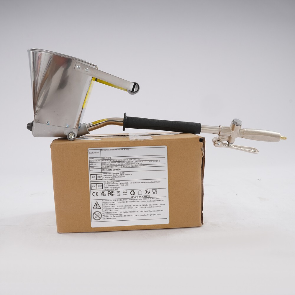 Cement Stucco Sprayer 64.58ft²/min, 4L Capacity, Durable Design