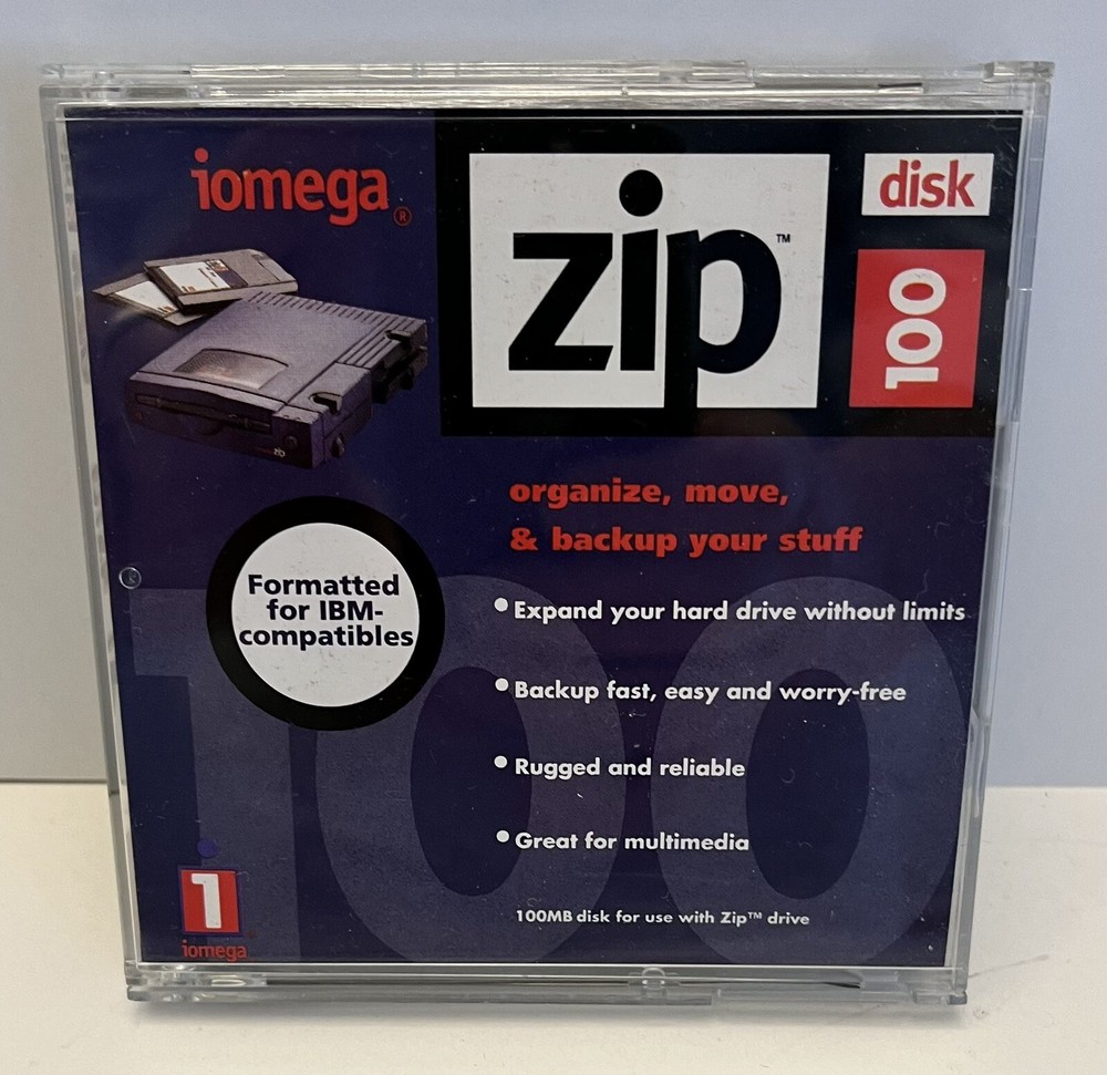 Iomega ZIP 100 disks. Can be formatted for MAC or PC.