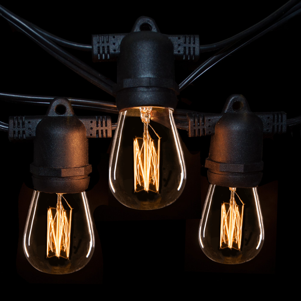 S14 Lantern Edison E26 Commercial Outdoor Patio String Lights