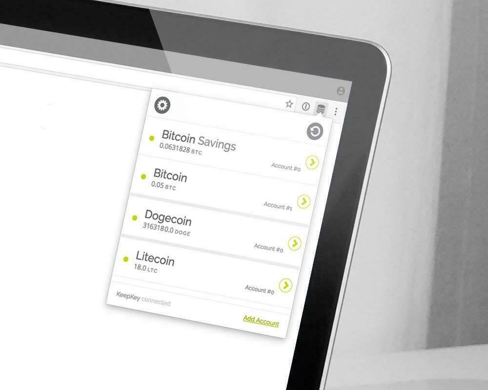 Keep key The Simple Cryptocurrency Hardware Wallet Black