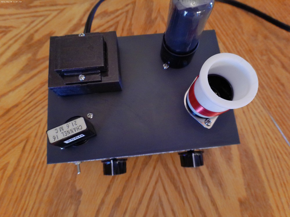 QRP 80/40m 35L6 CW Transmitter (12.5 watts Input)