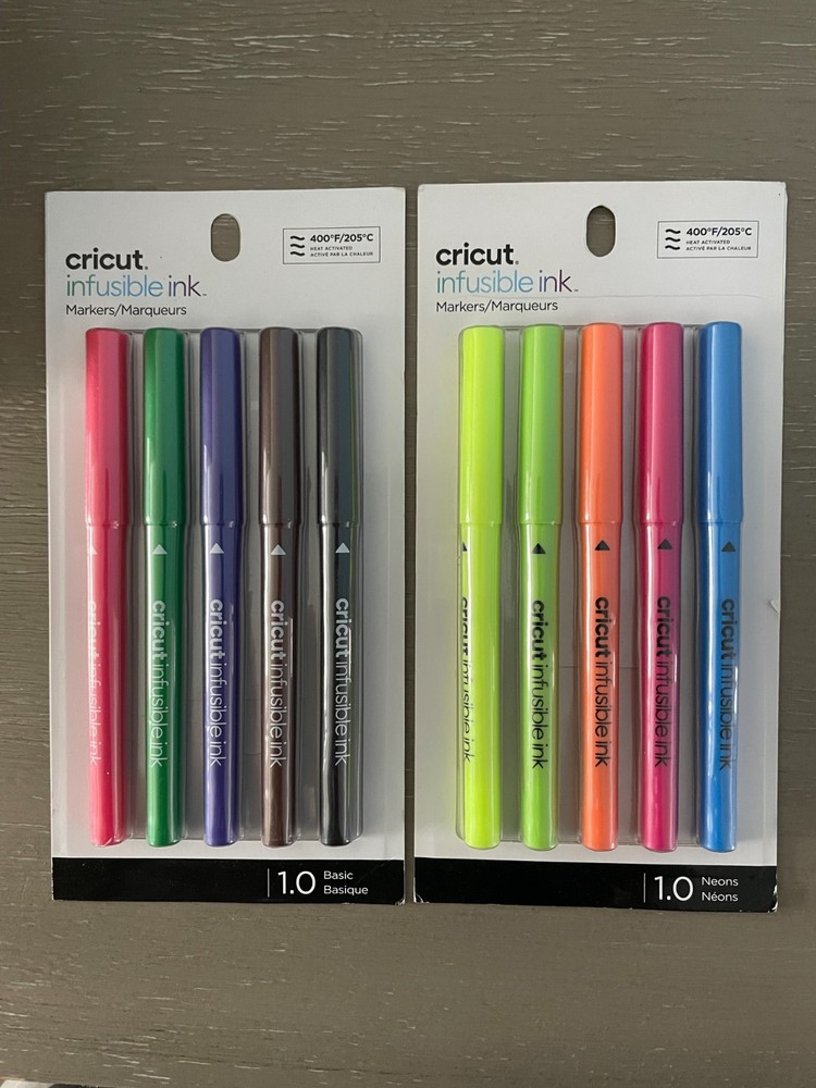 Cricut Infusible Ink Markers Neons & Basic Set