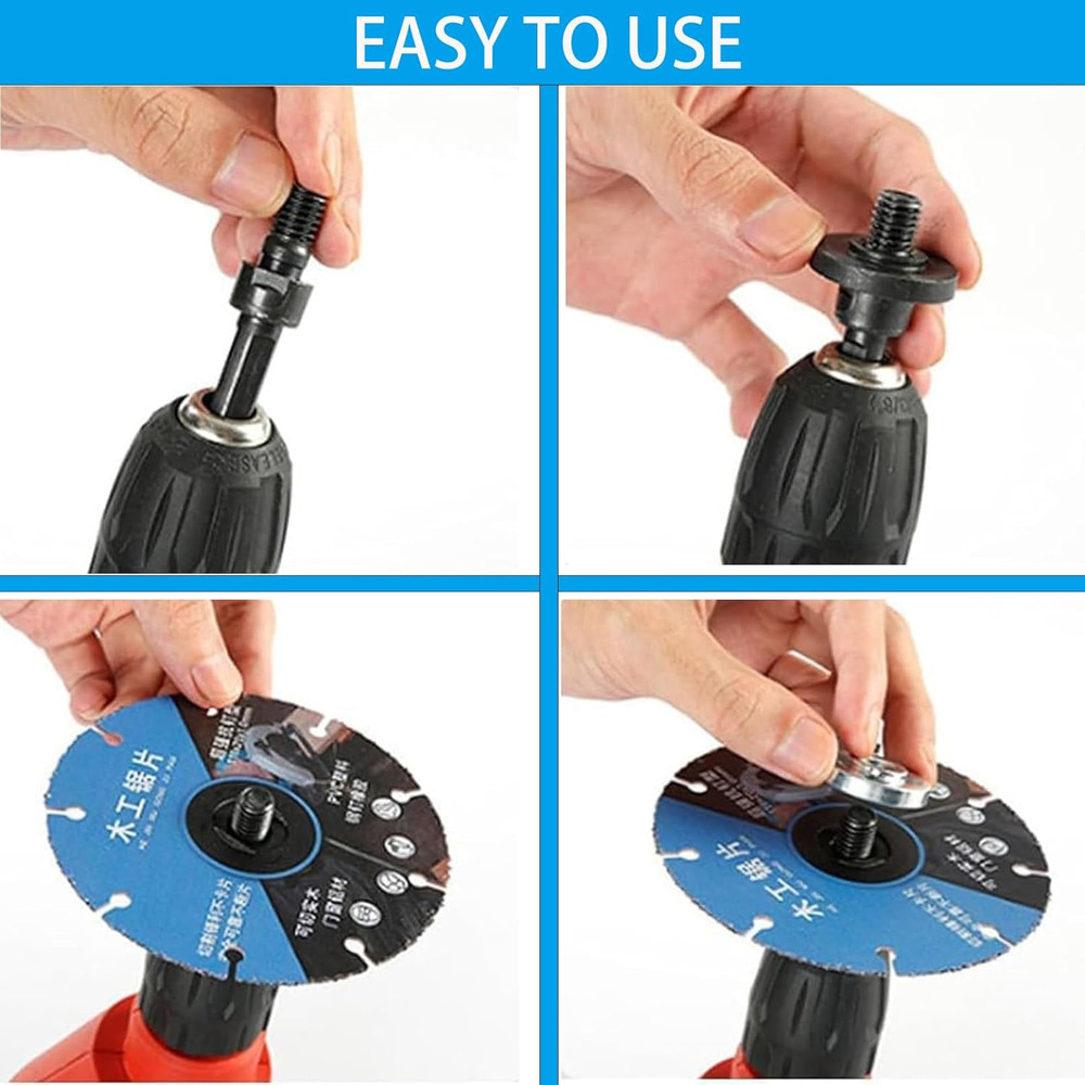 Electric Drill Conversion Rod Kit for Angle Grinder with Accessories