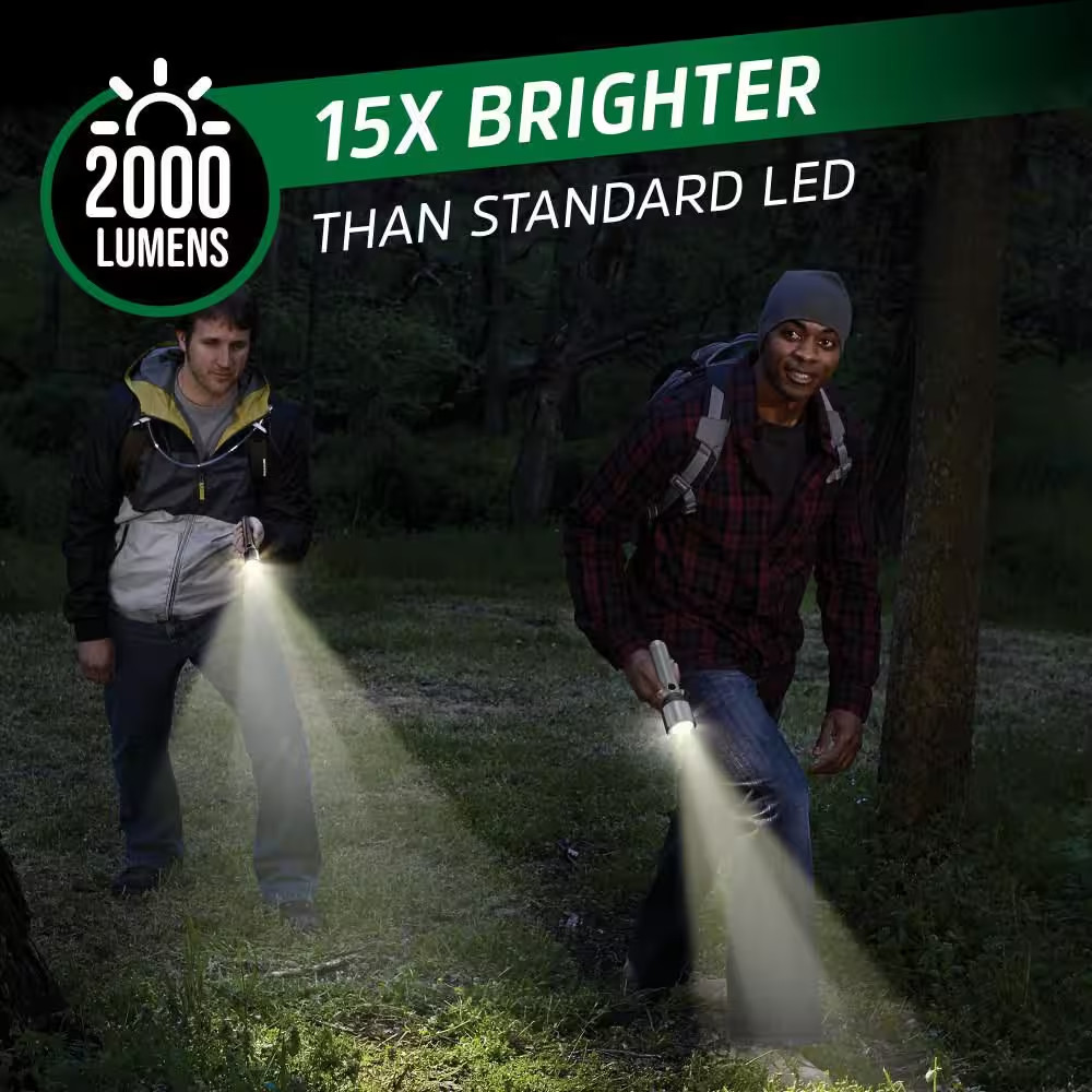 2000 Lumen Rechargeable Handheld Flashlight