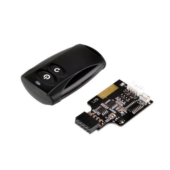 Silverstone SST-ES02-USB RF Wireless PC Remote Control Switch Kit Case Panel