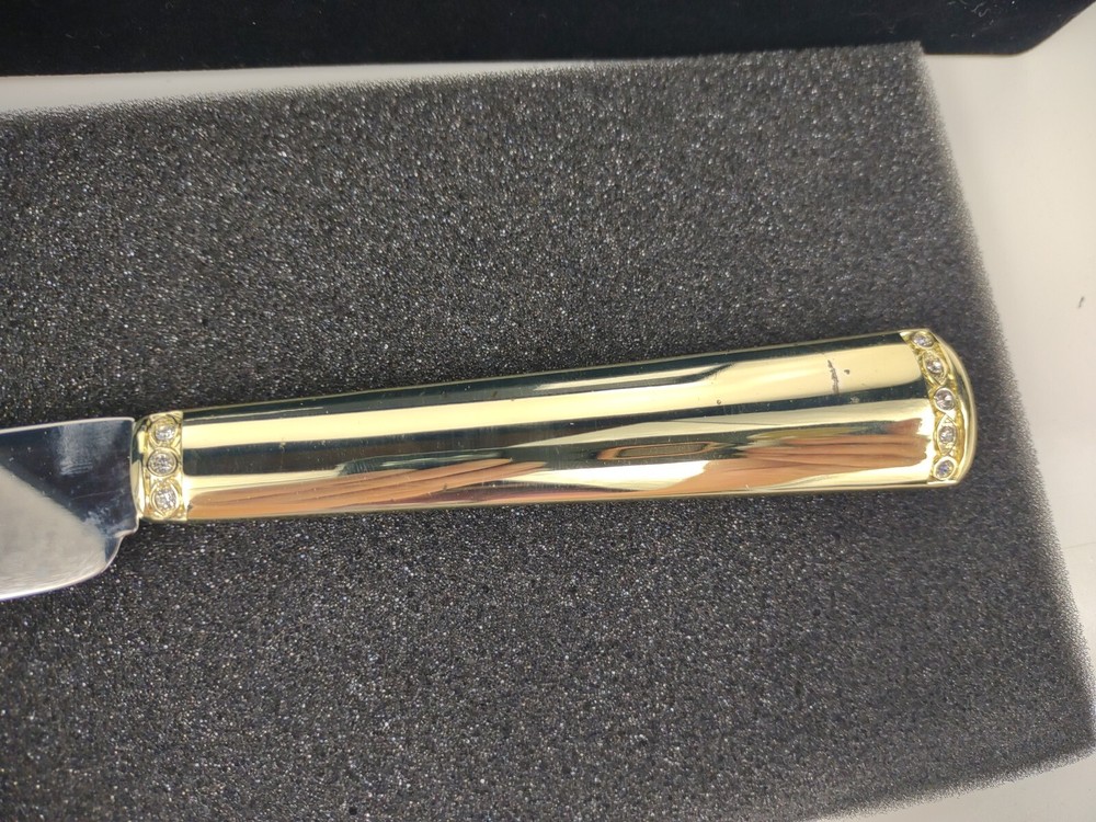 Things Remembered Cake Serving Set silver plated flute and server w box wedding
