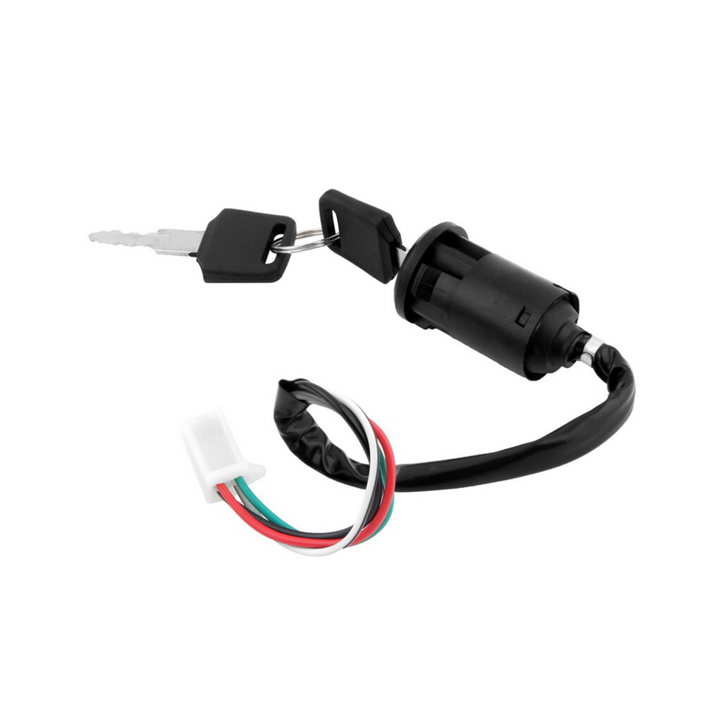 4 Wire Motorcycle Ignition Switch Key Set Motorcycle Entry Starter Electric Key
