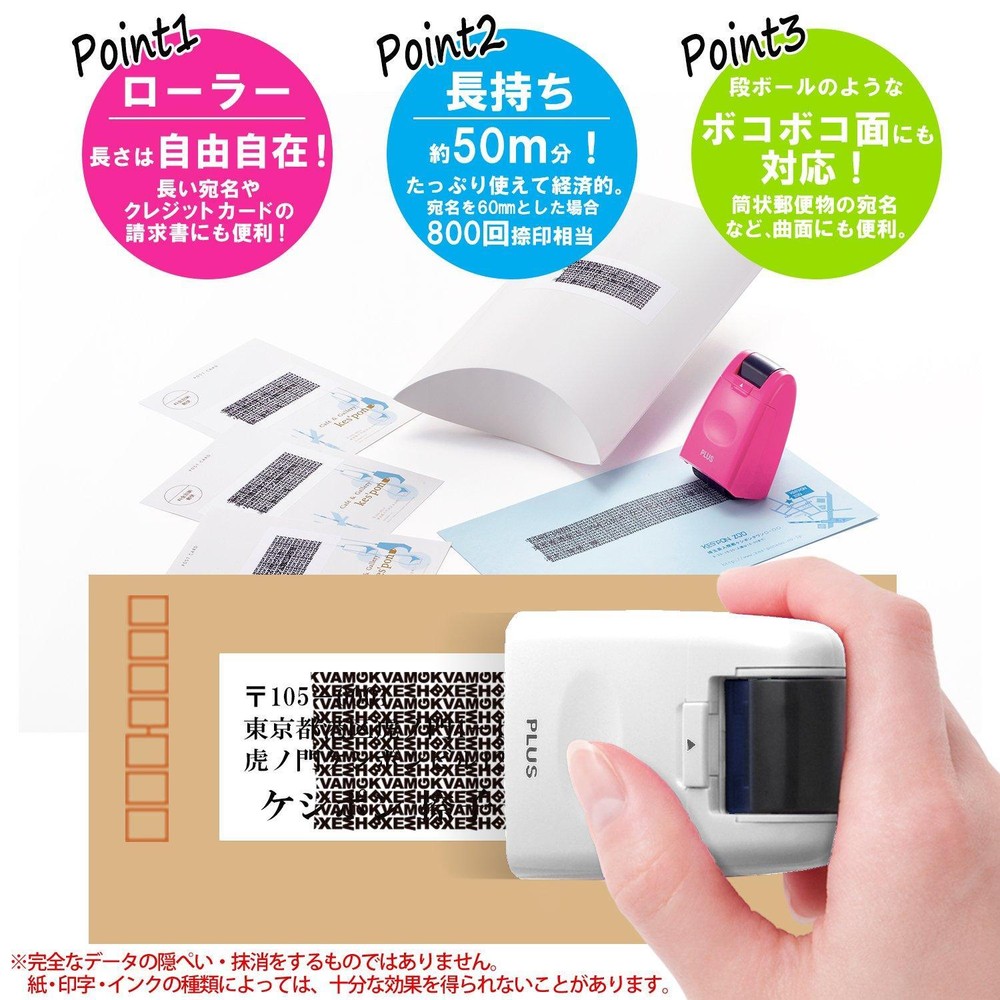 PLUS Kespon Guard Your Id Roller Stamp White