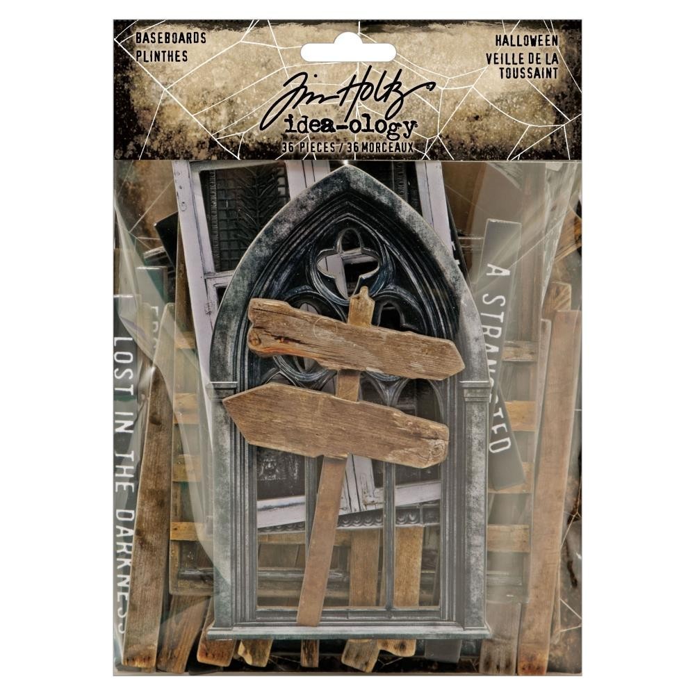 Tim Holtz ~ BASEBOARDS ~ Halloween ~ Idea-ology