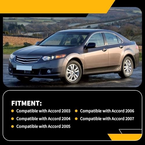 Driver Side Mirror Assembly Compatible with Accord 2003-2007 Side Door Left