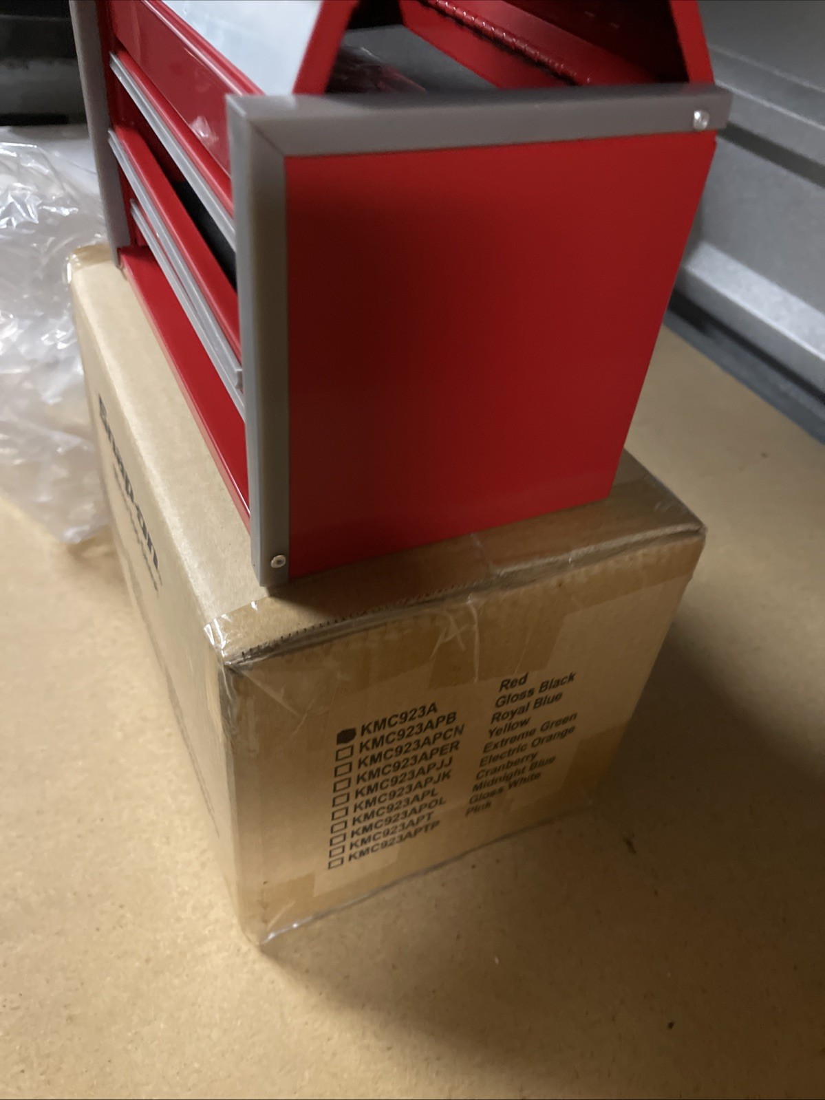 🔴 NEW Snap-On RED Mini Micro Tool Box Top Chest KMC923A ~ BRAND NEW IN BOX