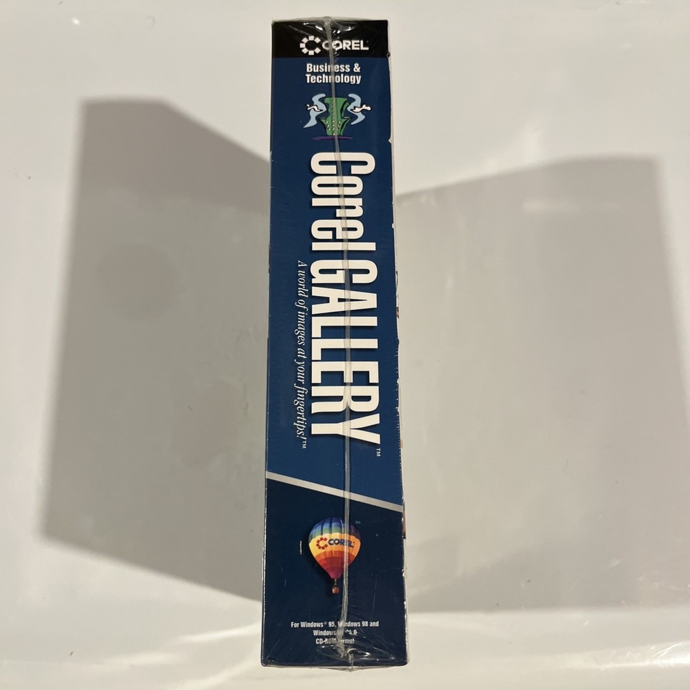 Corel Gallery Theme Pack – Business & Technology – Sealed NIB – Windows 95/98