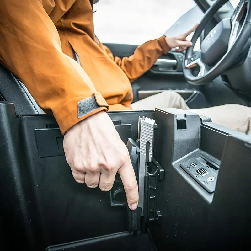 1 Pack Gun Magnet Mount, Magnetic Concealed Gun Holster Pistol Holder For Car