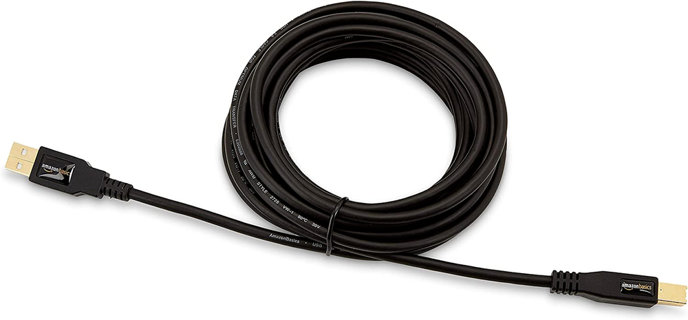 AmazonBasics PC045 16ft USB 2.0 Male to Male Cable