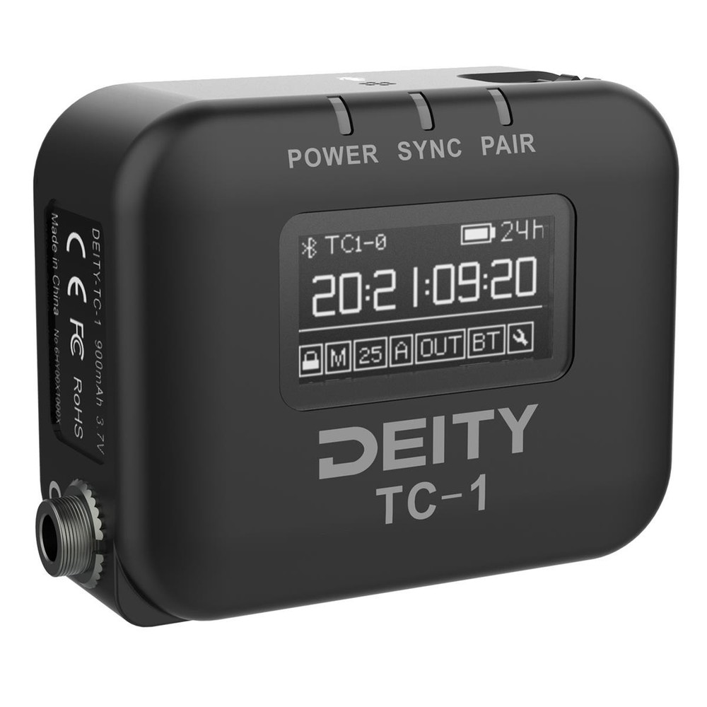 Deity Microphones TC-SL1 Bluetooth Timecode Smart Clapper Slate with TC-1 Wirele