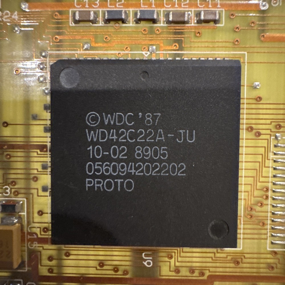 Western Digital Multi Controller WD42C22A-JU WINCHESTER 1988 CONTROLLER CARD