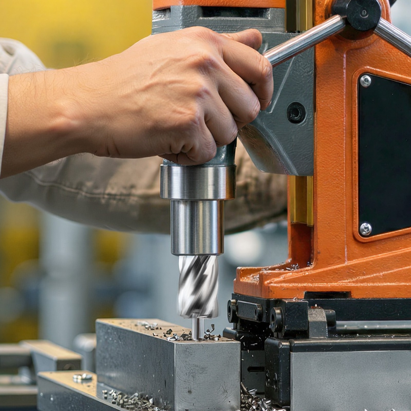 VEVOR Annular Cutter Set Mag Drill Bits Kit 5 pcs Weldon Shank 1/2" 5/8" 1"