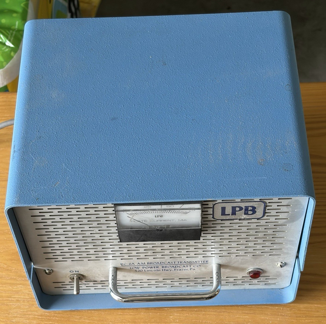 LPB RC-6A Carrier Current AM Broadcast Transmitter
