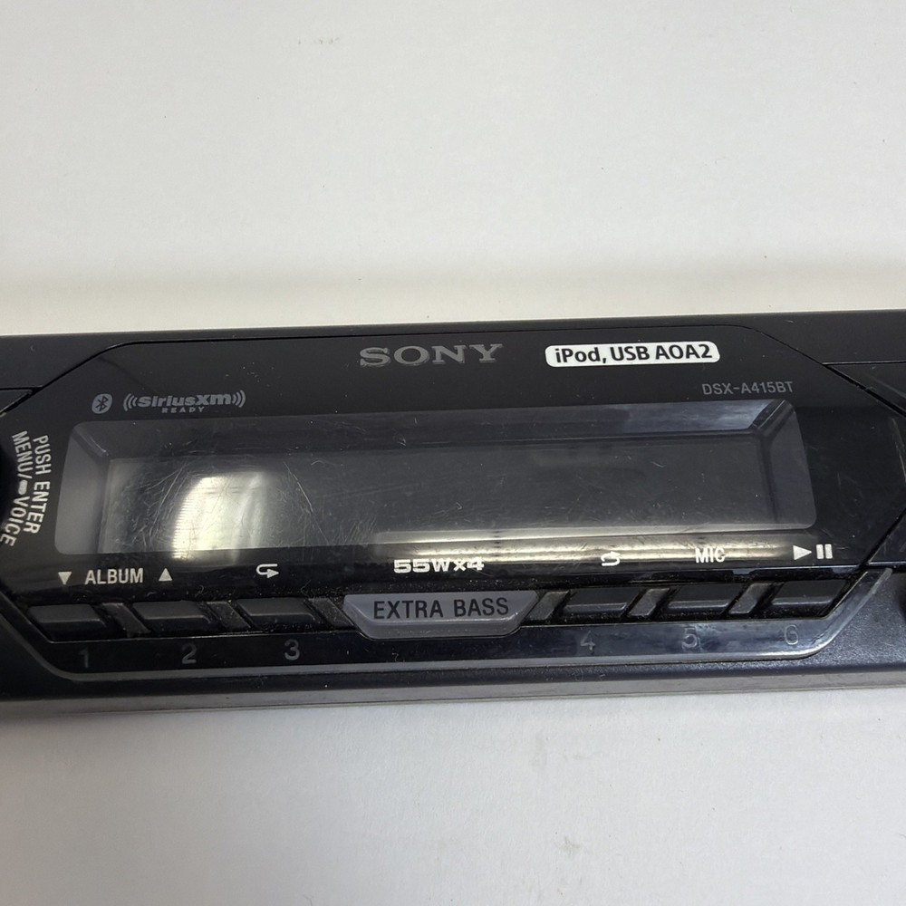 Sony DSX-A415BT Faceplate Only OEM Replacement Panel Bluetooth USB