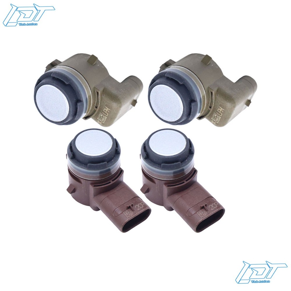 For Tesla Model S X 3 Y Front Bumper Parking PDC Sensor Silver 4Pcs