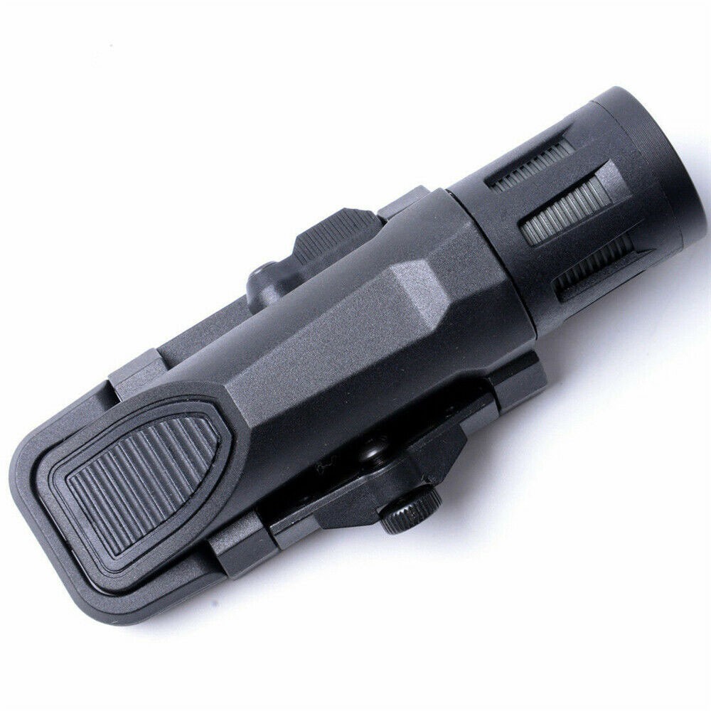 2PCS Tactical 400 Lumen Weapon Mounted Light Multifunction White LED Flashlight